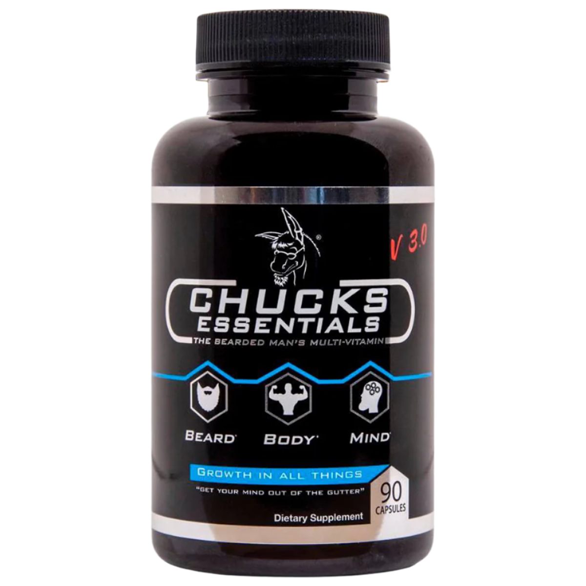 Chucks Essentials - The Bearded Mans Multivitamin V 3.0