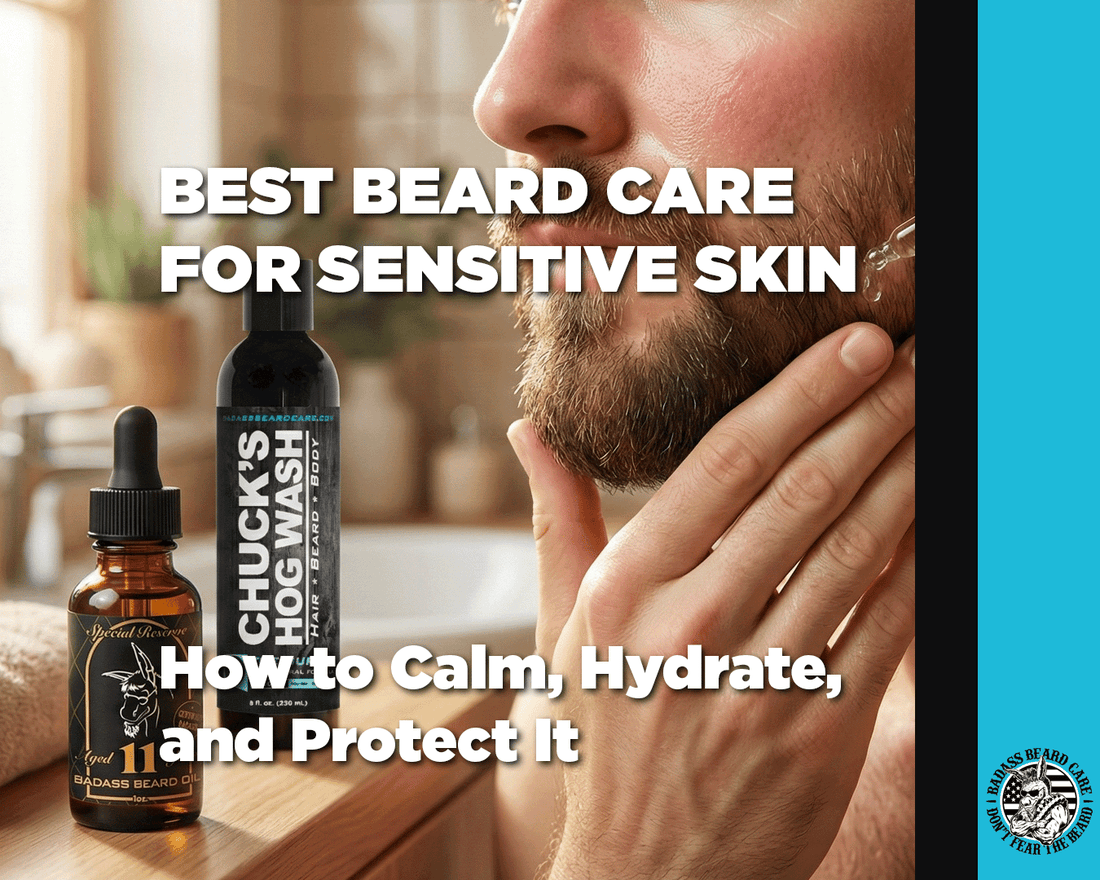 BadassBeardCare Sensitive Skin Beard Oil