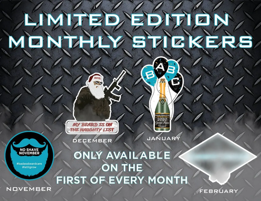 Limited Edition Monthly Stickers