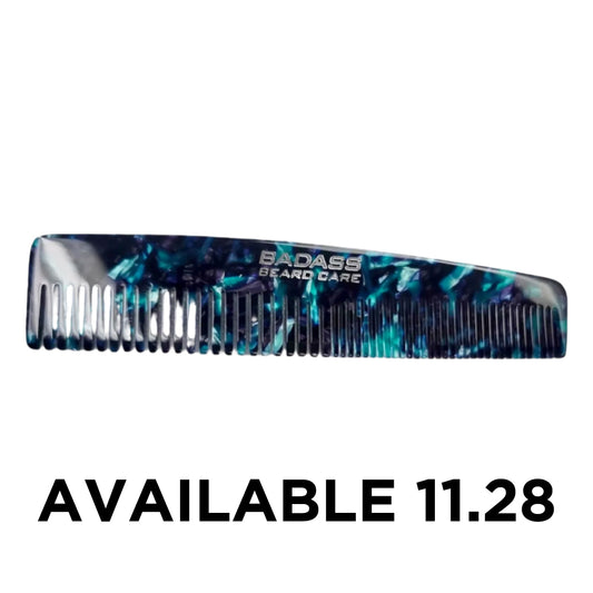 Badass Acetate Beard Comb