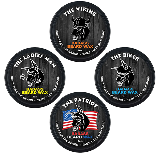 Badass Beard Wax 4 Pack