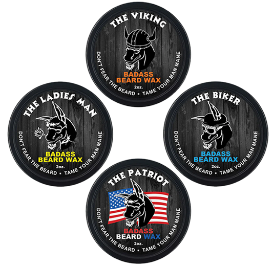 Badass Beard Wax 4 Pack