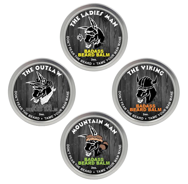 Badass Beard Balm 4 Pack