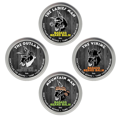 Badass Beard Balm 4 Pack