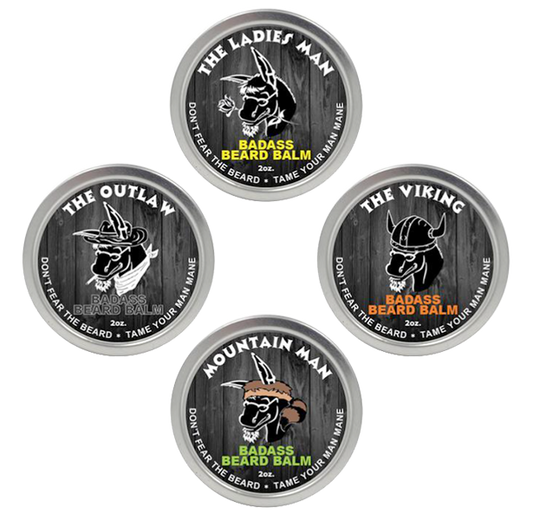 Badass Beard Balm 4 Pack