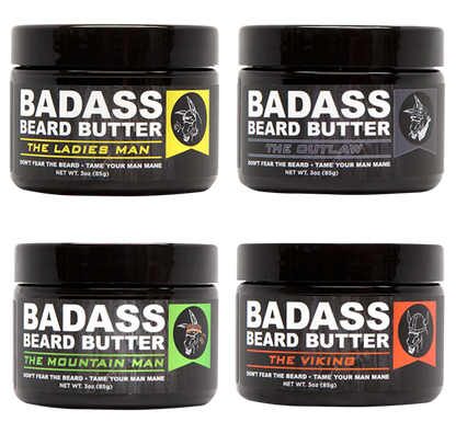 Badass Beard Butter 4 Pack