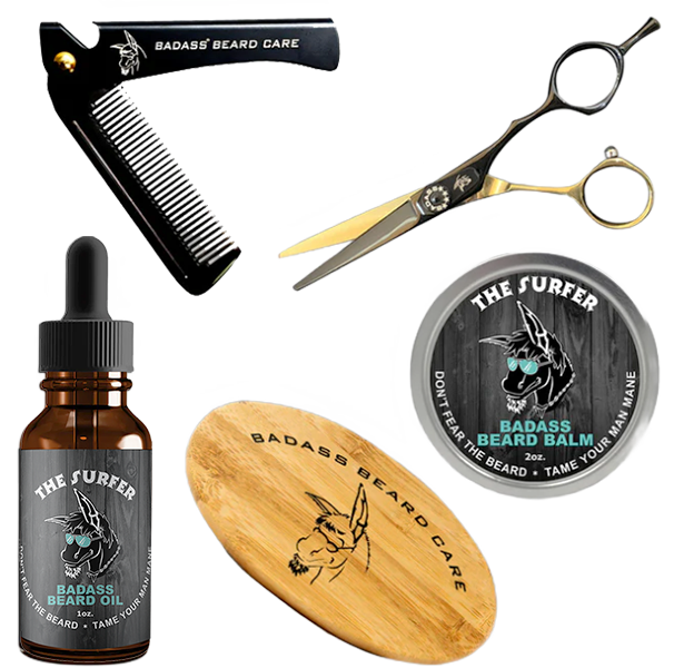 Badass Beard Essentials Kit