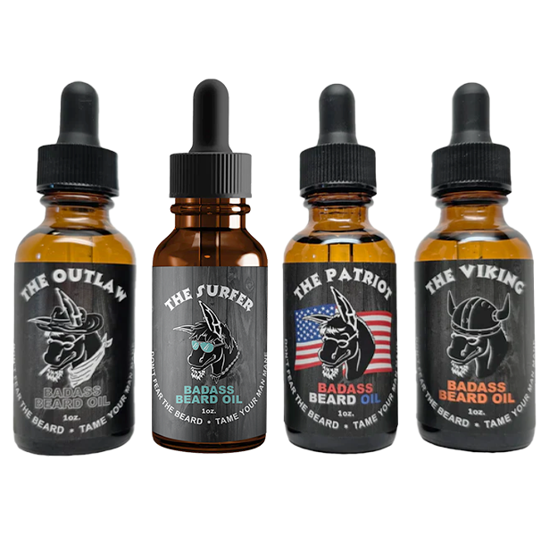 Badass Beard Oil 4 Pack