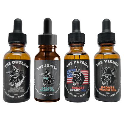 Badass Beard Oil 4 Pack