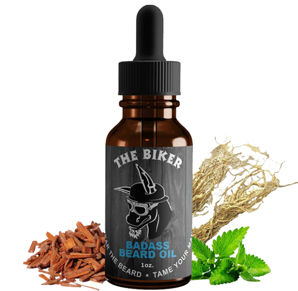 Badass Beard Oil | Hand Crafted Premium Ingredients | The Biker Scent ...