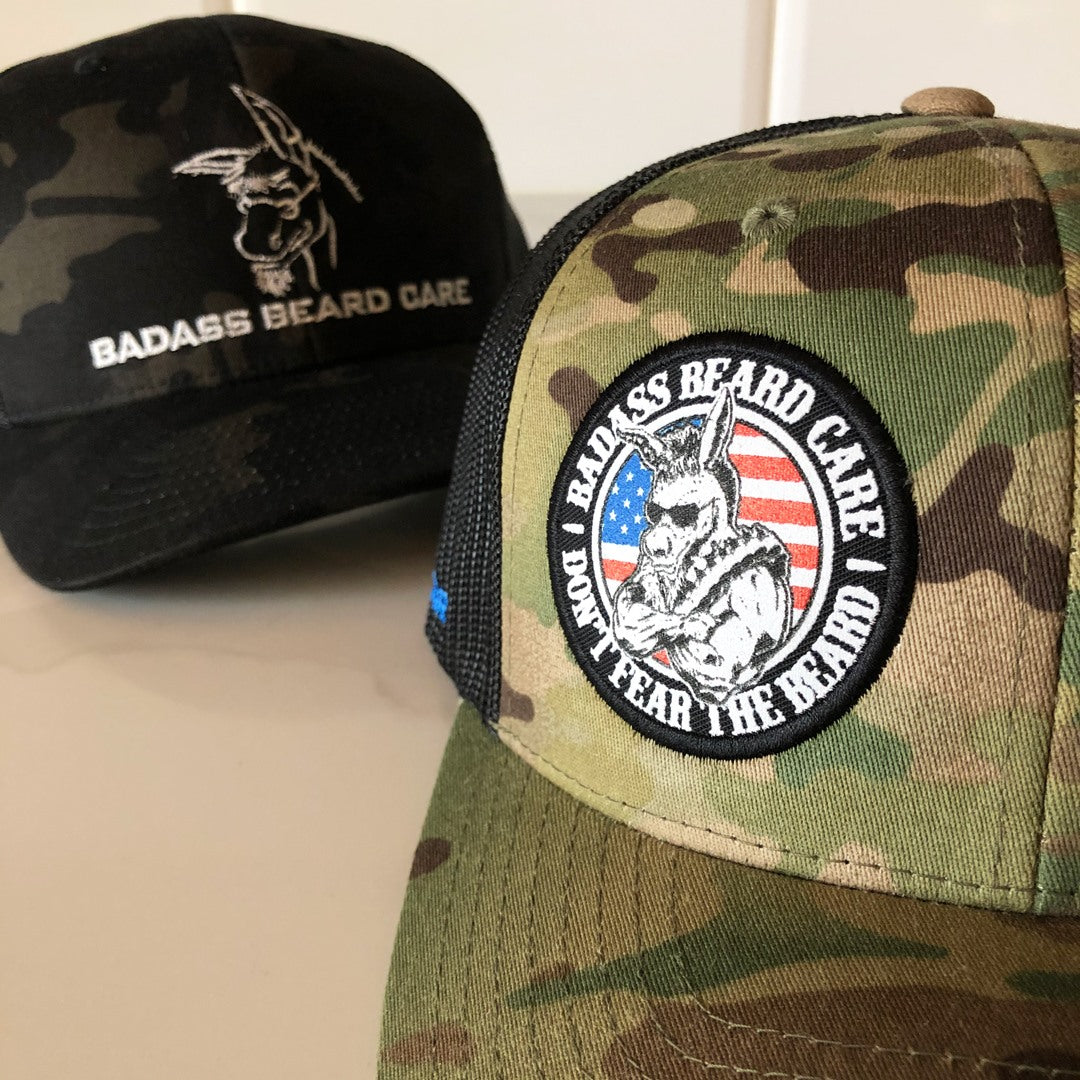 USA Patch Trucker Hat Multi-Cam