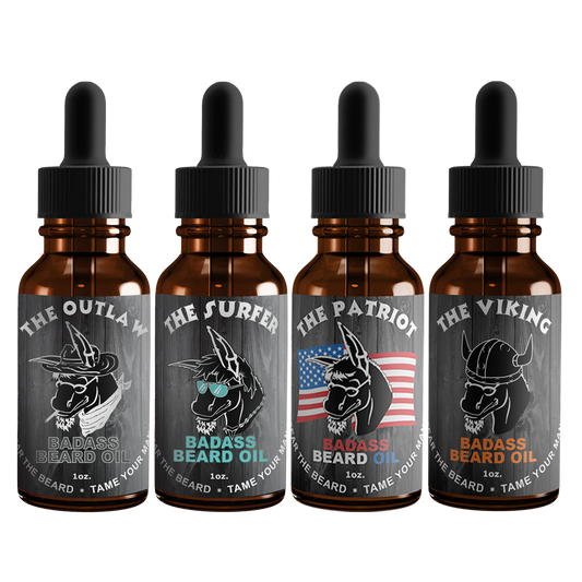 Badass Beard Oil 4 Pack