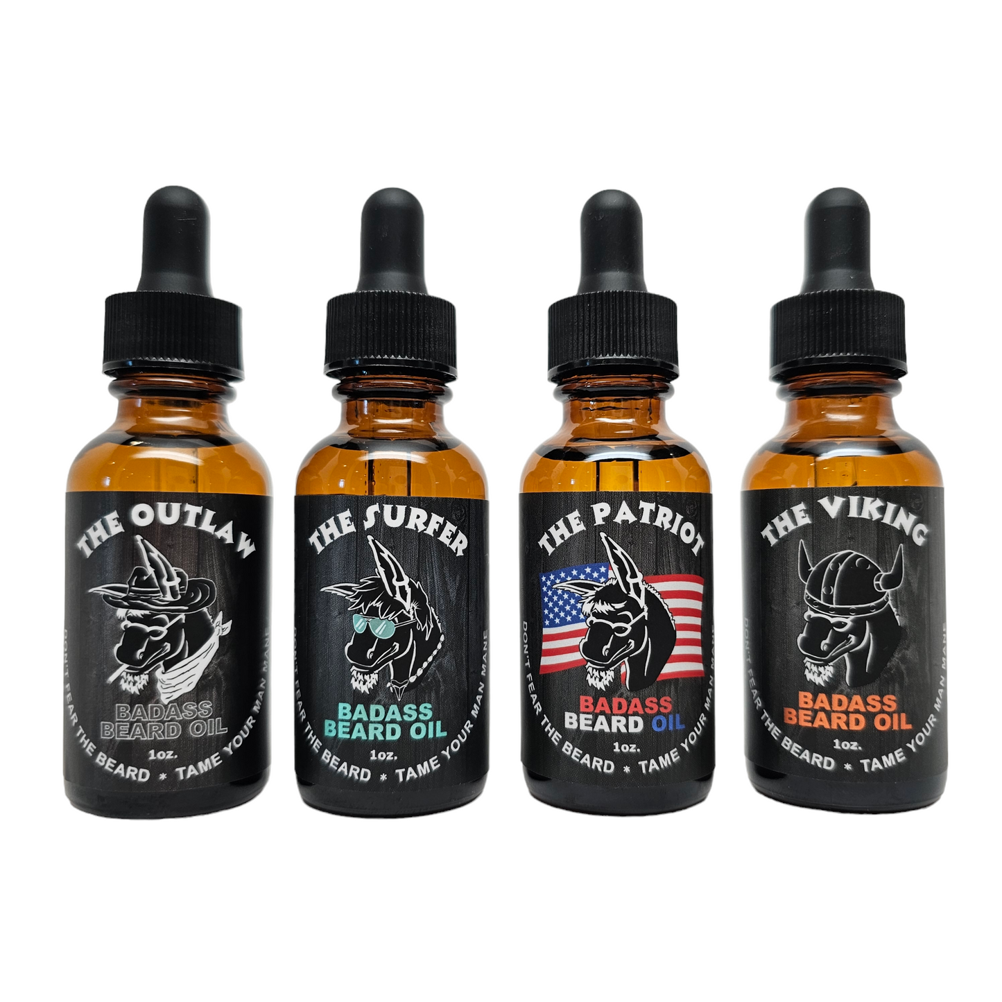 Badass Beard Oil 4 Pack