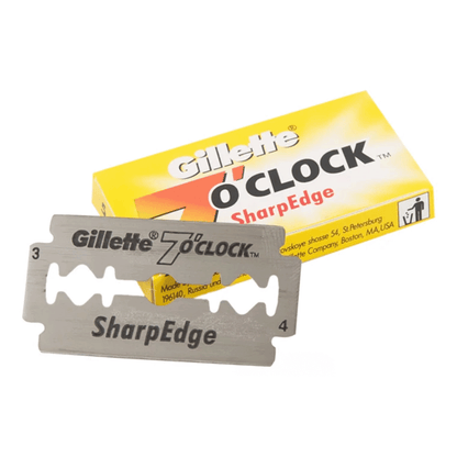 SharpEdge-7 o-clock Razor Blades - Badass Beard Care