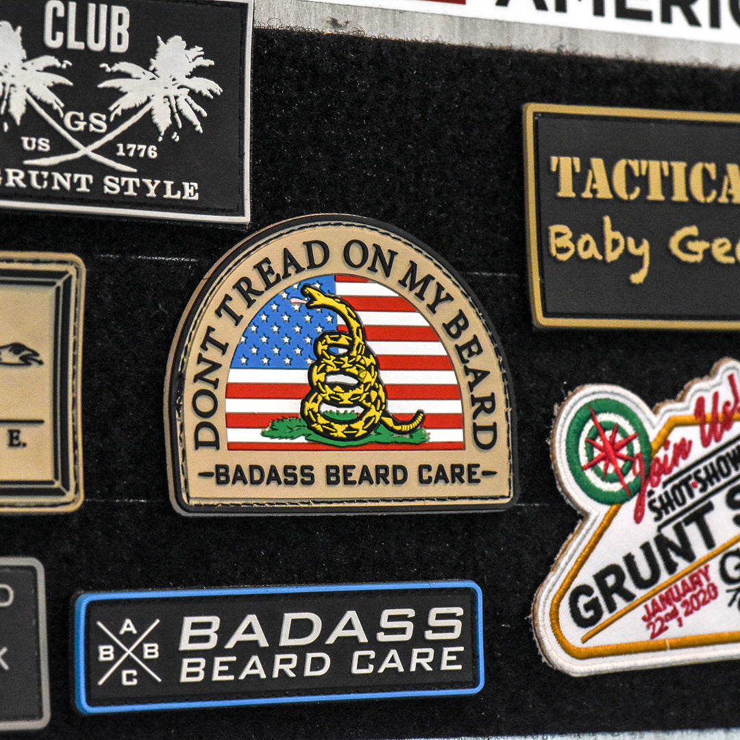 Don't Tread Patch β Badass Beard Care