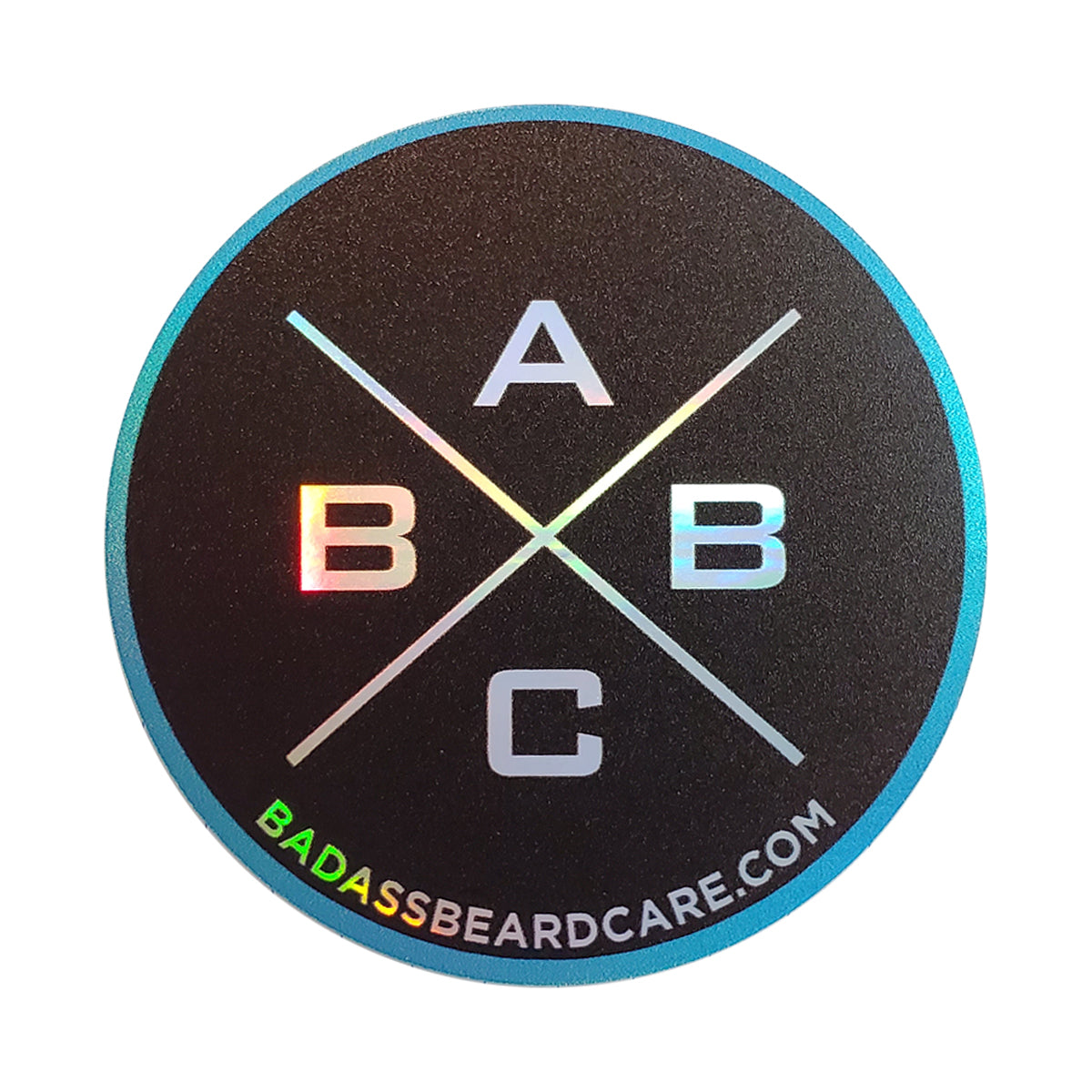 BABC X Logo Holographic Sticker