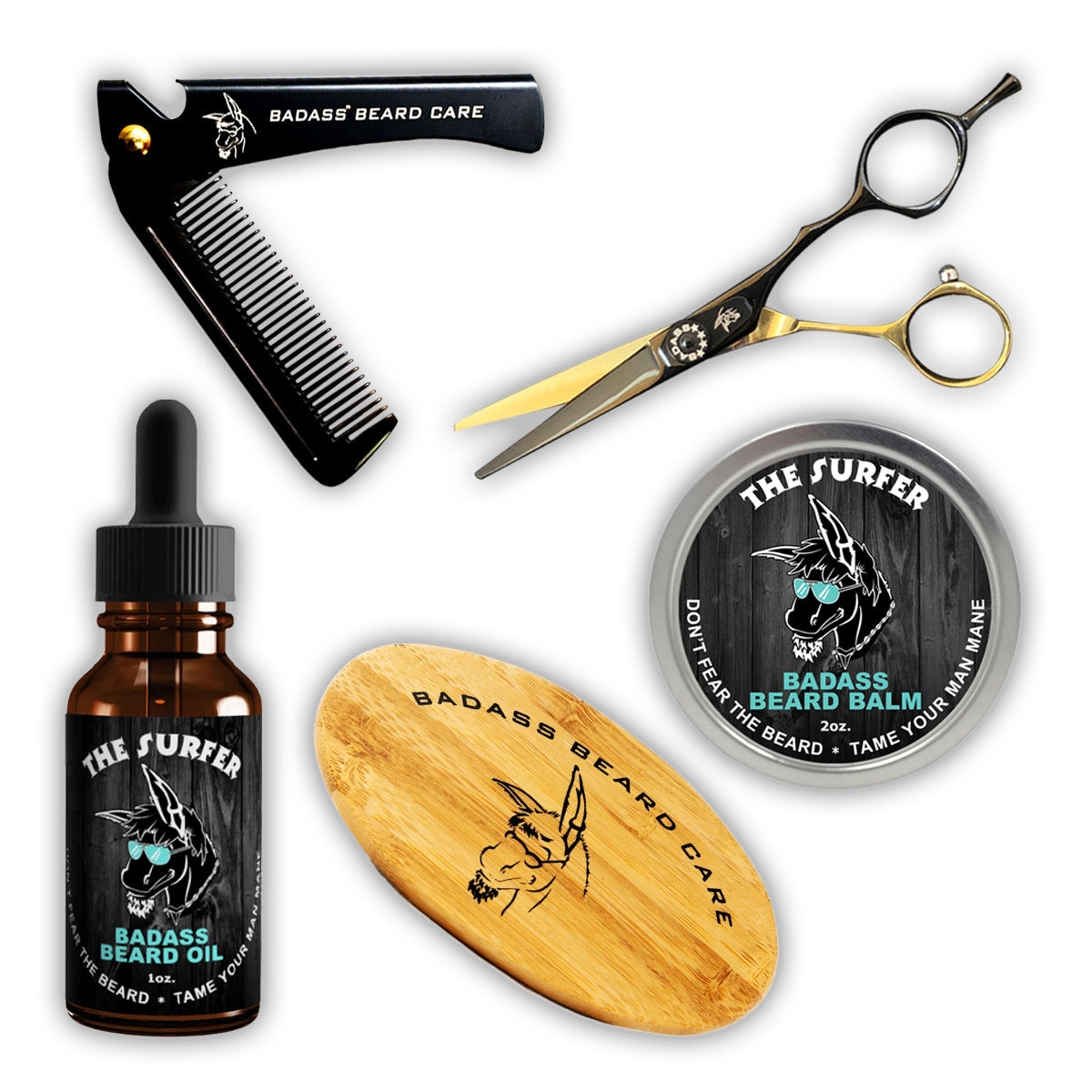 Badass Beard Essentials Kit