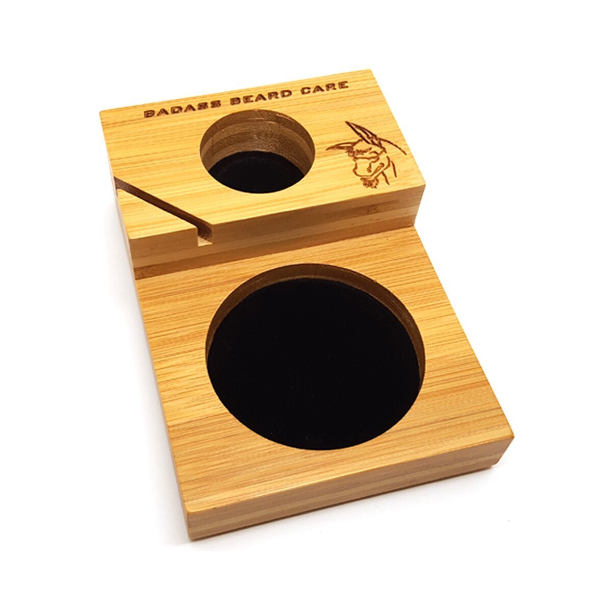 Badass Beard Care Loaded Compact Caddy Handmade Solid Bamboo