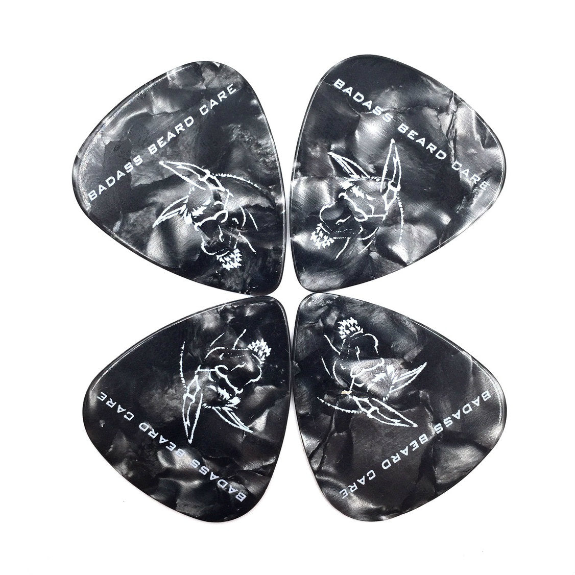 Set of 4 Badass Guitar Picks