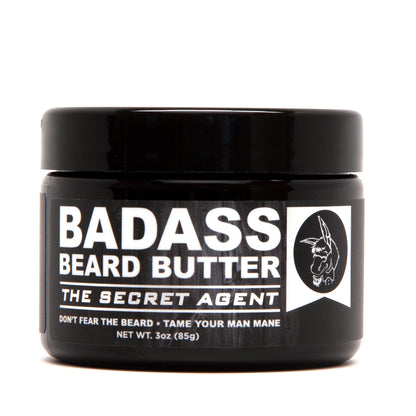 beard butter, badass beard care, the secret agent