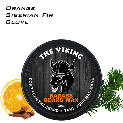 beard wax, badass beard care, the viking