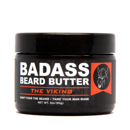 beard butter, badass beard care, the viking