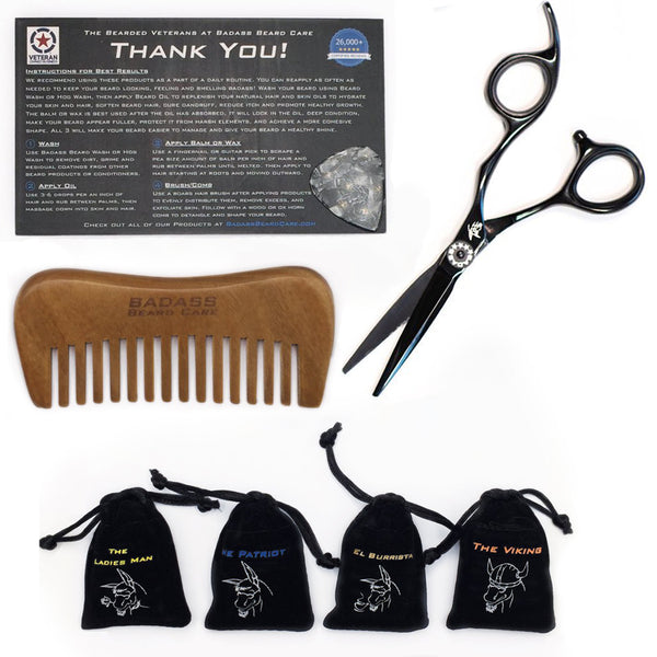 Badass Beard Grooming Kit By Badass Beard Care